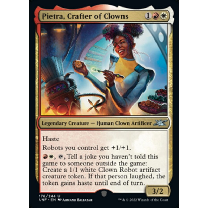 Pietra, Crafter of Clowns [Unfinity]