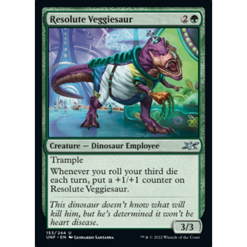 Resolute Veggiesaur [Unfinity]