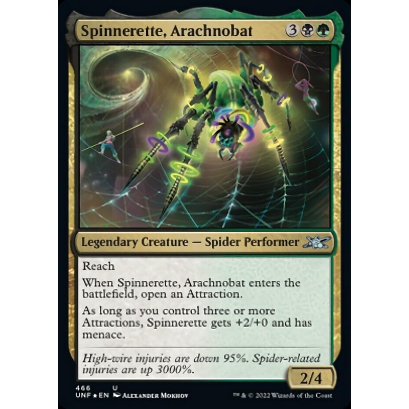 Spinnerette, Arachnobat (Galaxy Foil) [Unfinity]