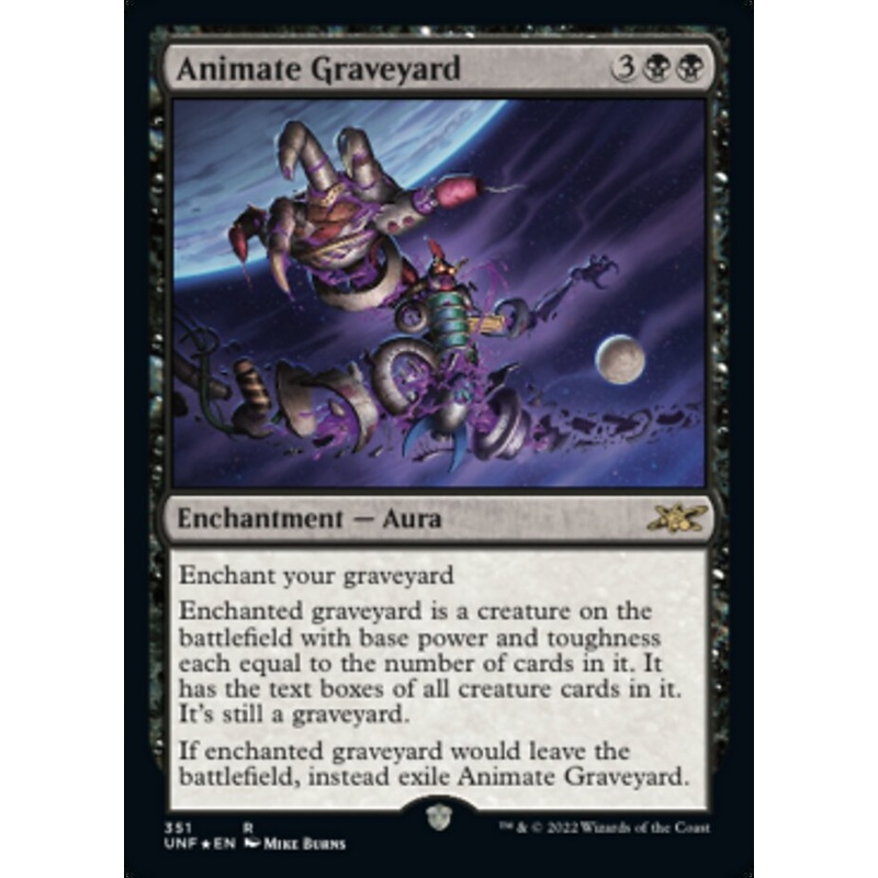 Animate Graveyard (Galaxy Foil) [Unfinity]