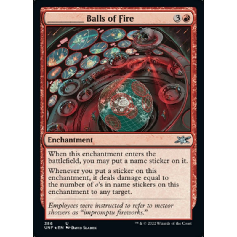 _____ Balls of Fire (Galaxy Foil) [Unfinity]