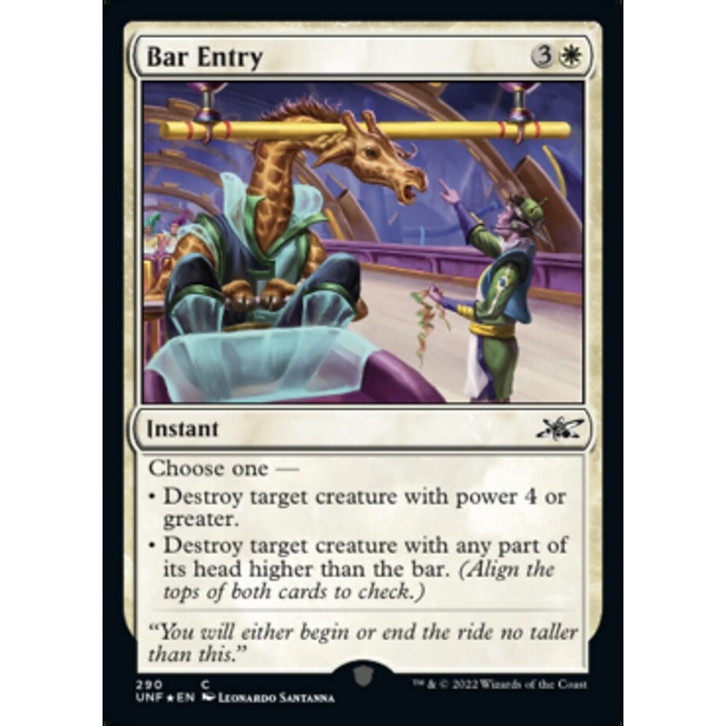 Bar Entry (Galaxy Foil) [Unfinity]