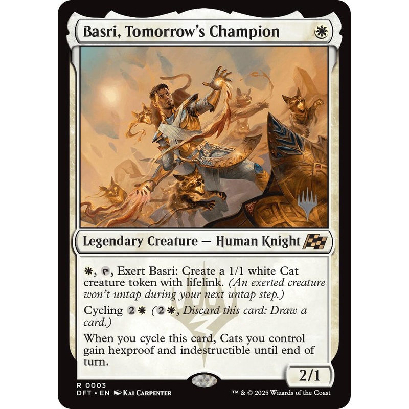 Basri, Tomorrow's Champion (Promo Pack) [Aetherdrift Promos]