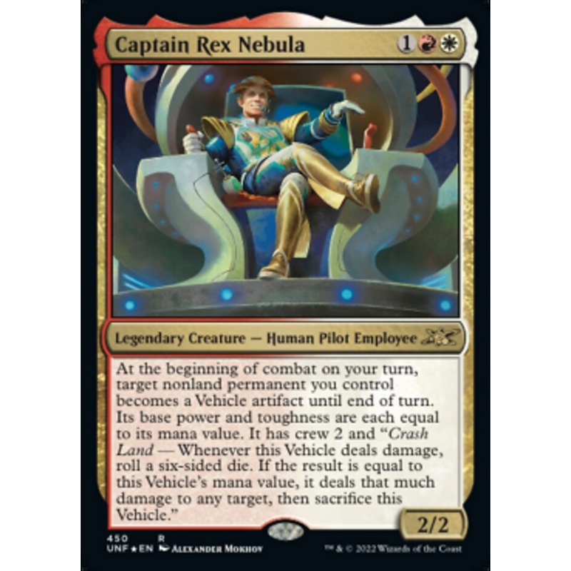 Captain Rex Nebula (Galaxy Foil) [Unfinity]