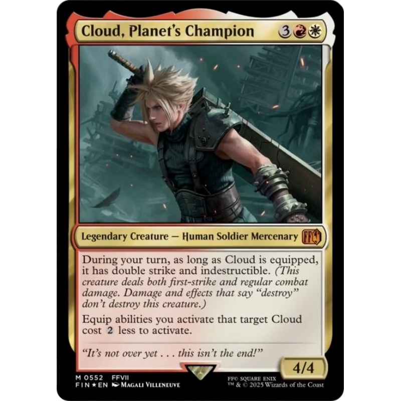 Cloud. Planet's Champion [FINAL FANTASY]