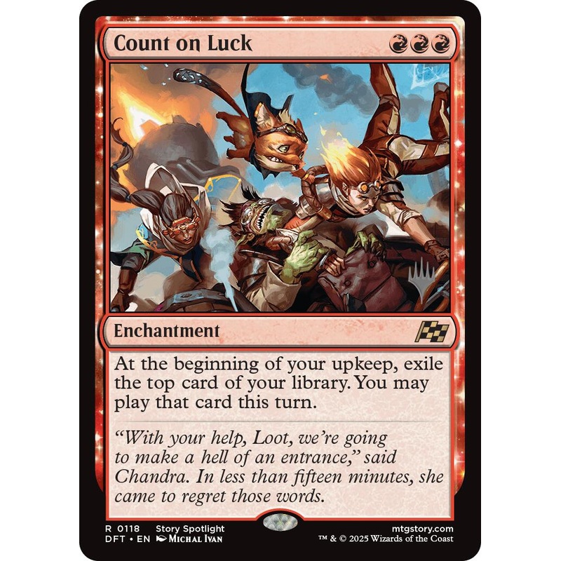 Count on Luck (Promo Pack) [Aetherdrift Promos]