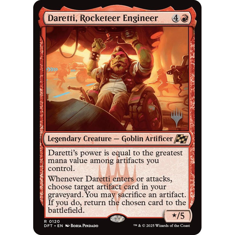 Daretti, Rocketeer Engineer (Promo Pack) [Aetherdrift Promos]