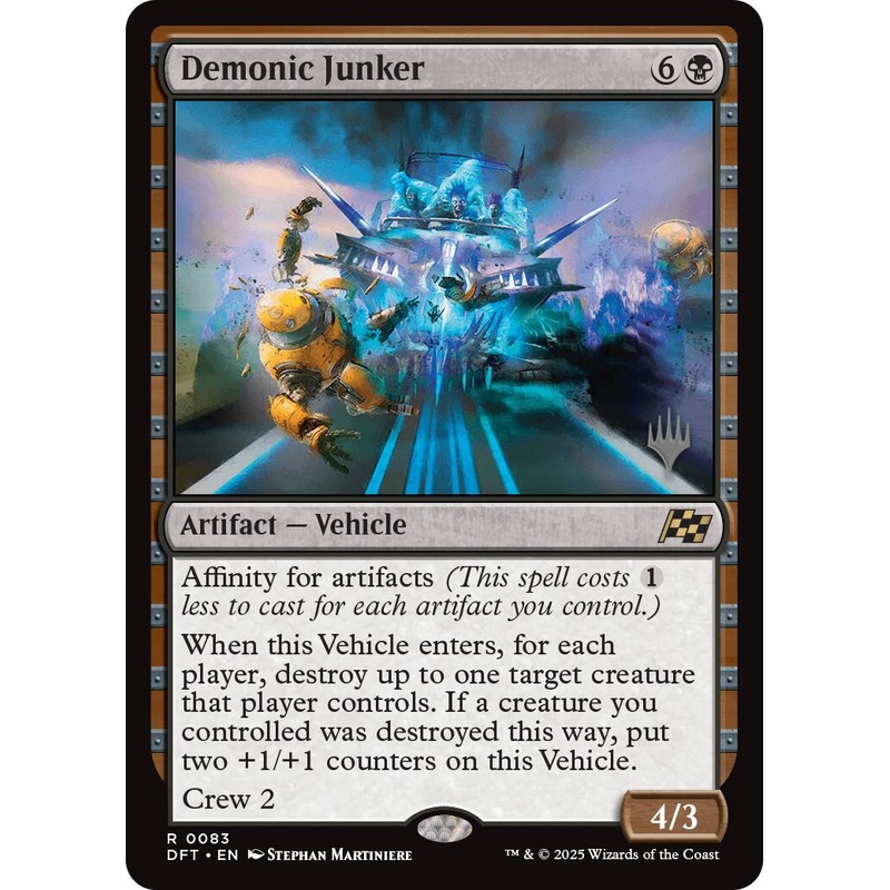 Demonic Junker (Promo Pack) [Aetherdrift Promos]