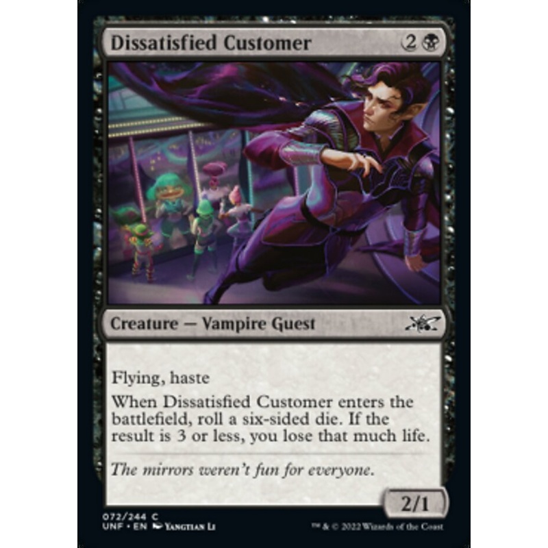 Dissatisfied Customer [Unfinity]