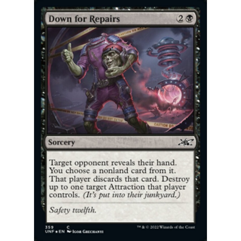 Down for Repairs (Galaxy Foil) [Unfinity]