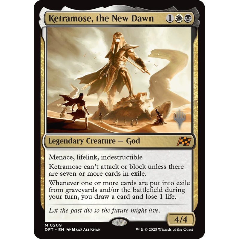 Ketramose, the New Dawn (Promo Pack) [Aetherdrift Promos]