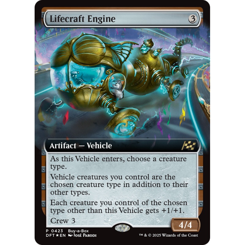 Lifecraft Engine (Extended Art) (Buy-A-Box) [Aetherdrift Promos]