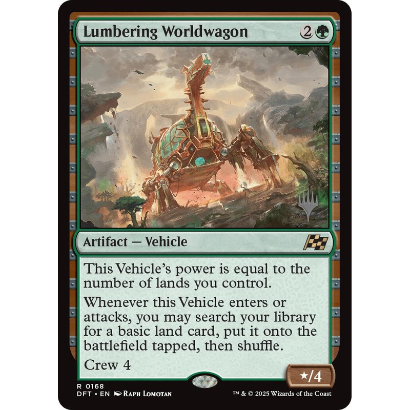 Lumbering Worldwagon (Promo Pack) [Aetherdrift Promos]