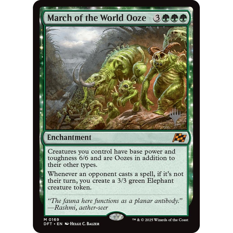 March of the World Ooze (Promo Pack) [Aetherdrift Promos]