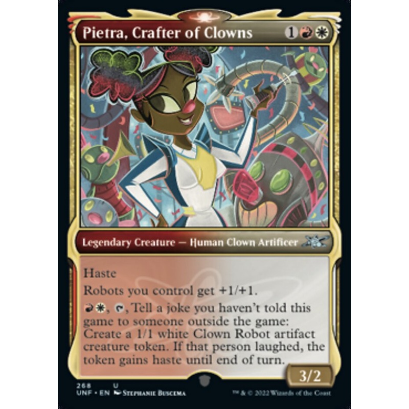 Pietra, Crafter of Clowns (Showcase) [Unfinity]