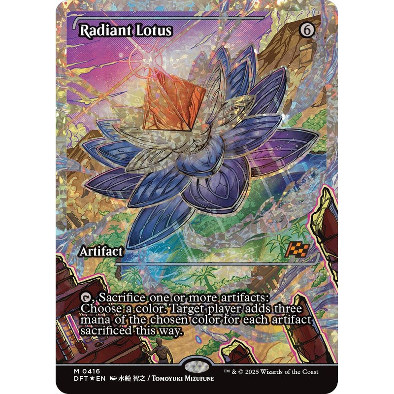 Radiant Lotus (Showcase Fracture Foil) (Japanese) [Aetherdrift]
