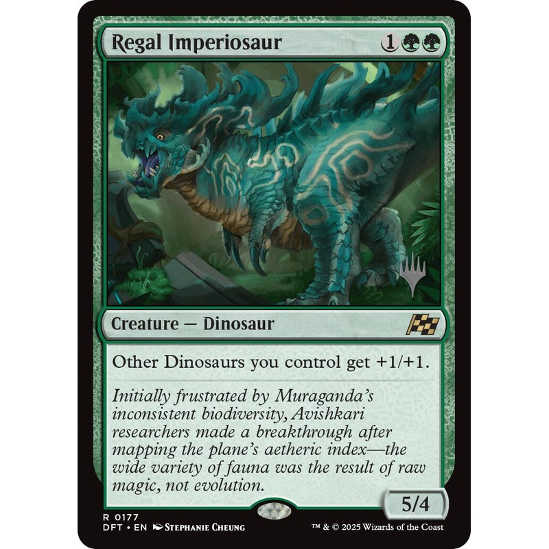 Regal Imperiosaur (Promo Pack) [Aetherdrift Promos]
