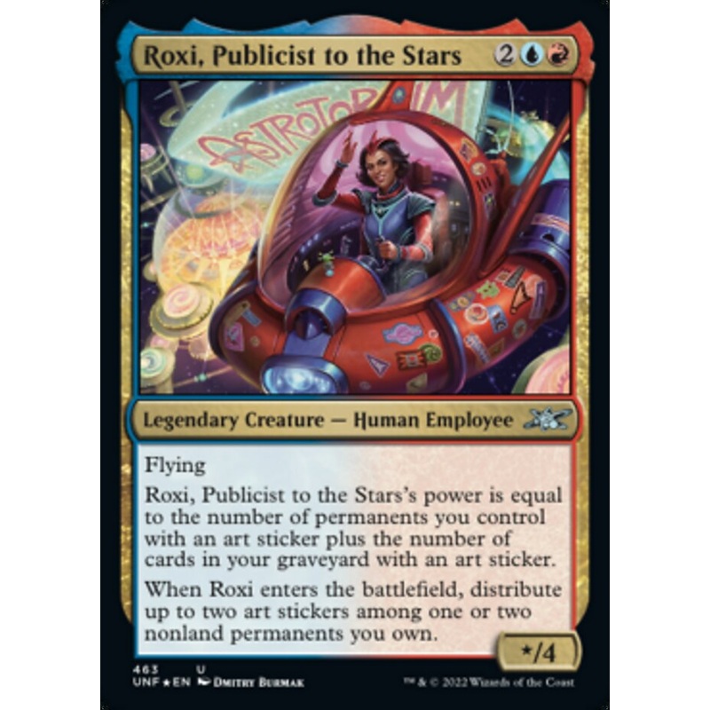 Roxi, Publicist to the Stars (Galaxy Foil) [Unfinity]