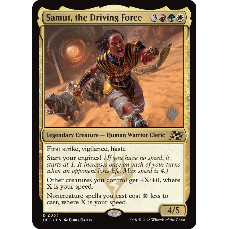 Samut, the Driving Force (Promo Pack) [Aetherdrift Promos]