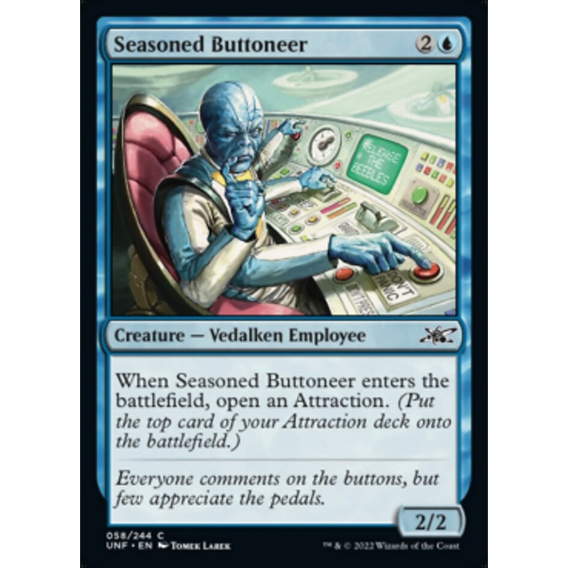 Seasoned Buttoneer [Unfinity]