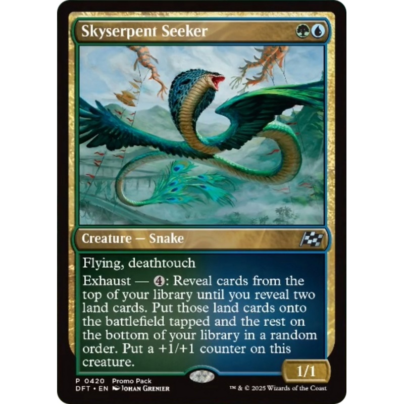 Skyserpent Seeker (Promo Pack) [Aetherdrift Promos]
