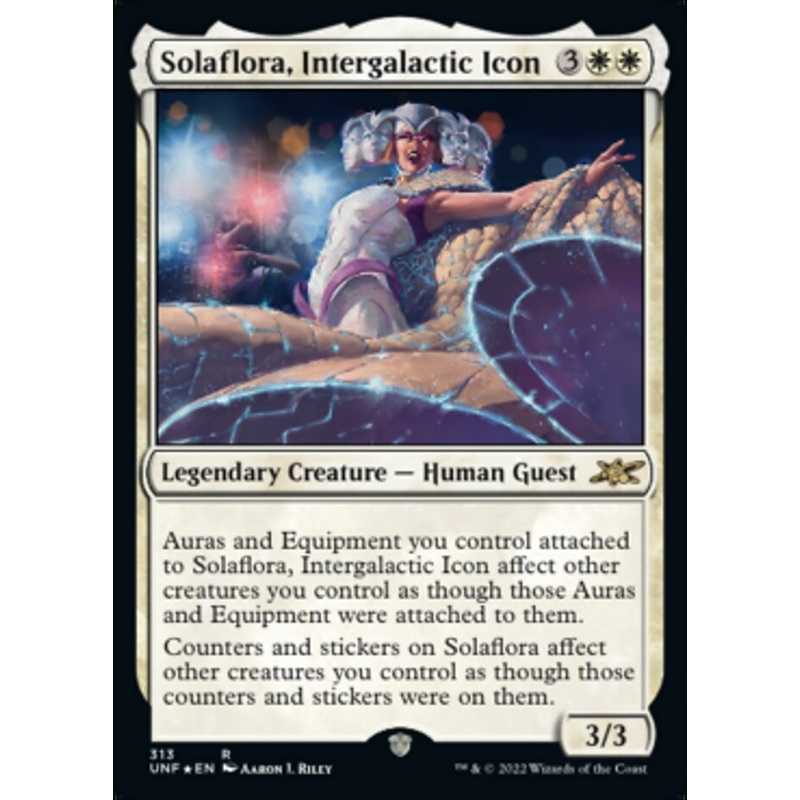 Solaflora, Intergalactic Icon (Galaxy Foil) [Unfinity]