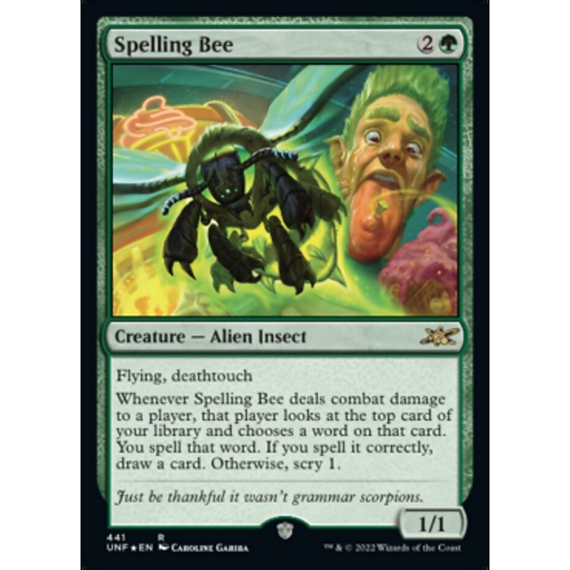 Spelling Bee (Galaxy Foil) [Unfinity]