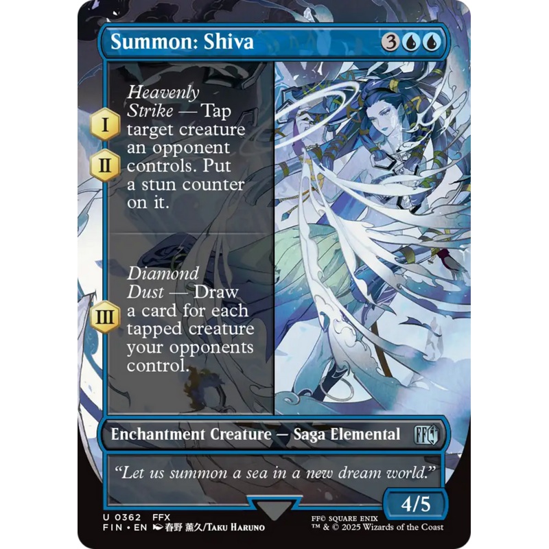 Summon: Shiva (Borderless) [FINAL FANTASY]