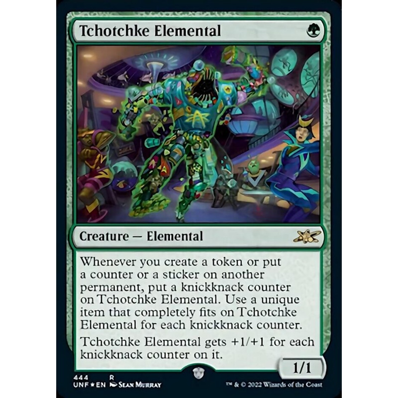 Tchotchke Elemental (Galaxy Foil) [Unfinity]
