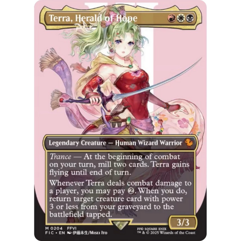 Terra, Herald of Hope (Borderless) [FINAL FANTASY Commander]