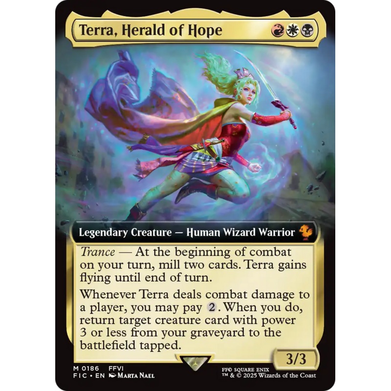 Terra, Herald of Hope (Extended Art) [FINAL FANTASY Commander]