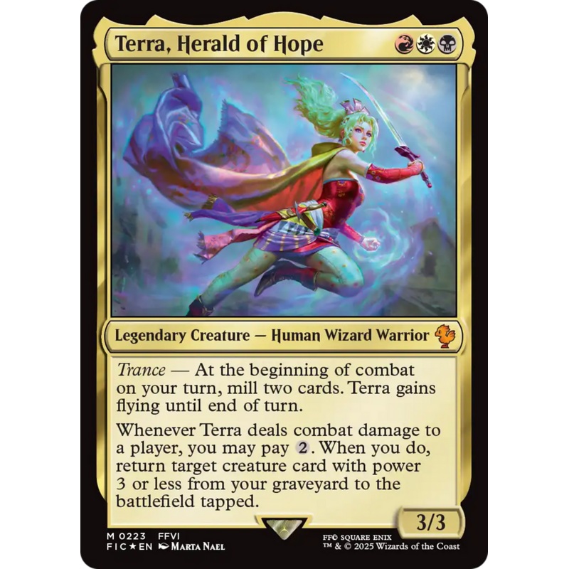 Terra, Herald of Hope (Surge Foil) [FINAL FANTASY Commander]