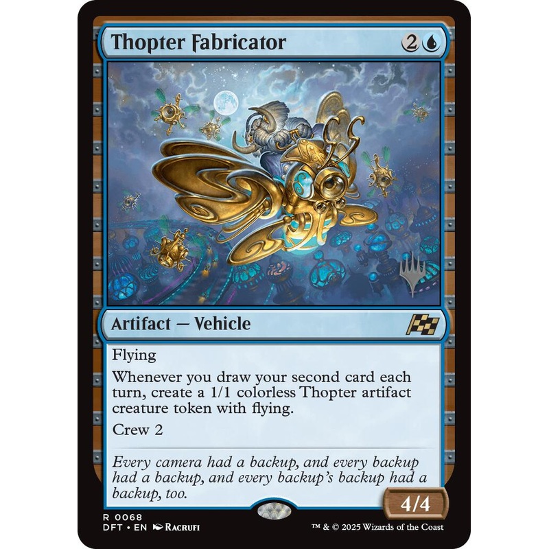 Thopter Fabricator (Promo Pack) [Aetherdrift Promos]