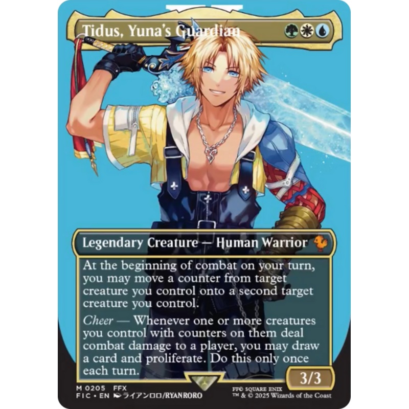 Tidus, Yuna's Guardian (Borderless) [FINAL FANTASY Commander]
