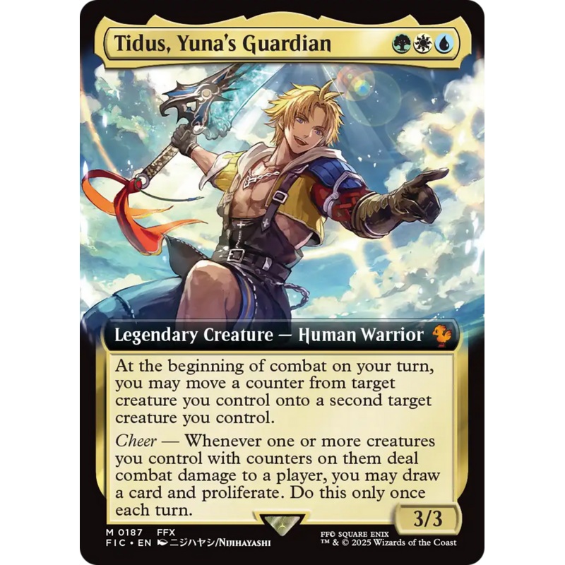 Tidus, Yuna's Guardian (Extended Art) [FINAL FANTASY Commander]