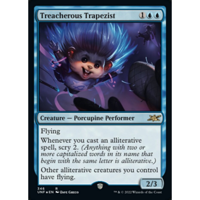 Treacherous Trapezist (Galaxy Foil) [Unfinity]