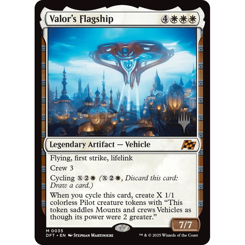 Valor's Flagship (Promo Pack) [Aetherdrift Promos]