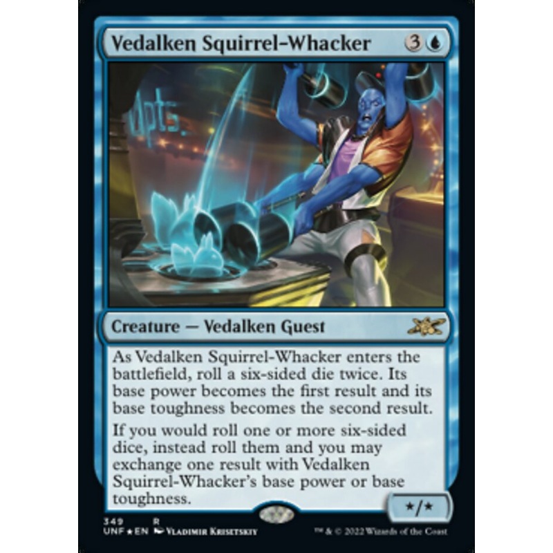 Vedalken Squirrel-Whacker (Galaxy Foil) [Unfinity]