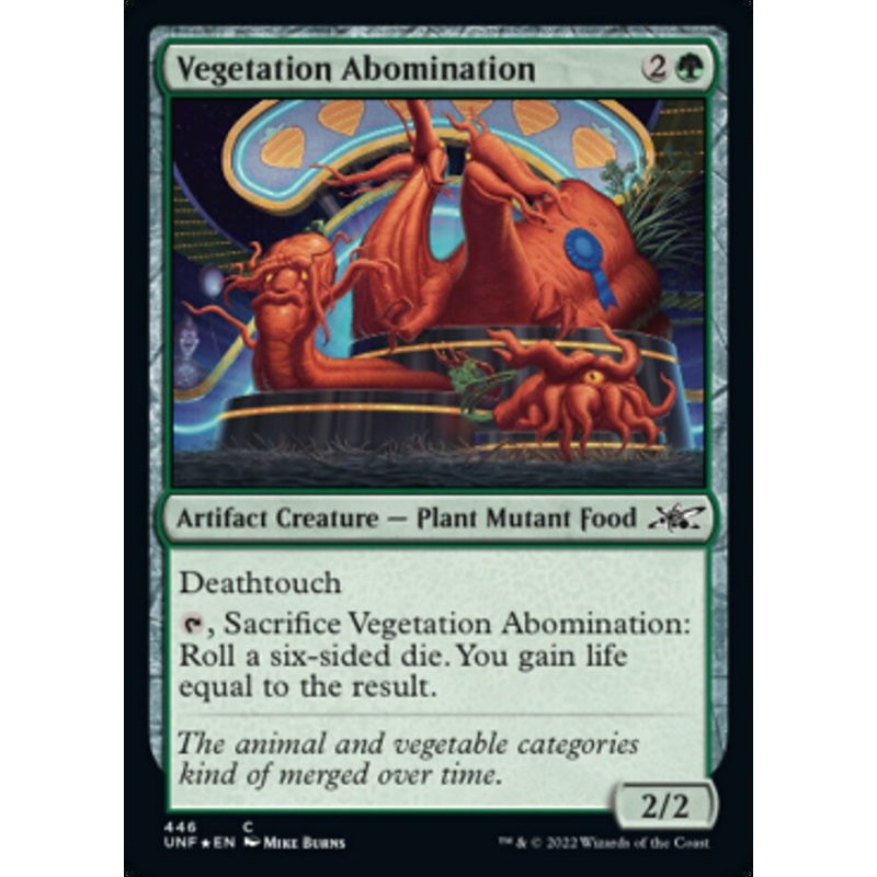 Vegetation Abomination (Galaxy Foil) [Unfinity]
