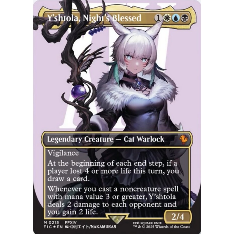 Y'shtola, Night's Blessed (Borderless) [FINAL FANTASY Commander]