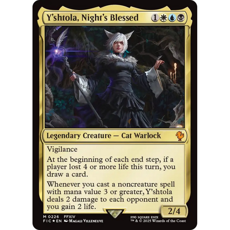 Y'shtola, Night's Blessed (Surge Foil) [FINAL FANTASY Commander]