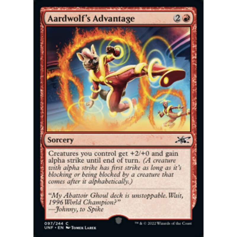 Aardwolf's Advantage [Unfinity]