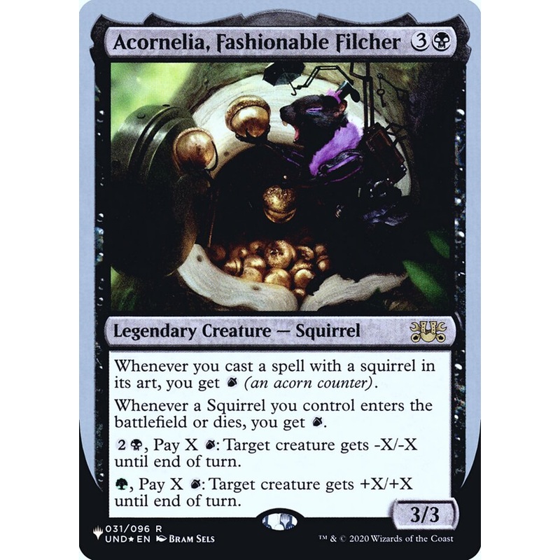 Acornelia, Fashionable Filcher (Unfinity Foil Edition) [The List]