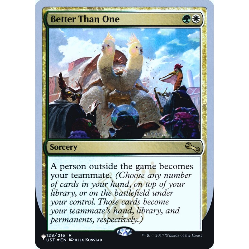 Better Than One (Unfinity Foil Edition) [The List]