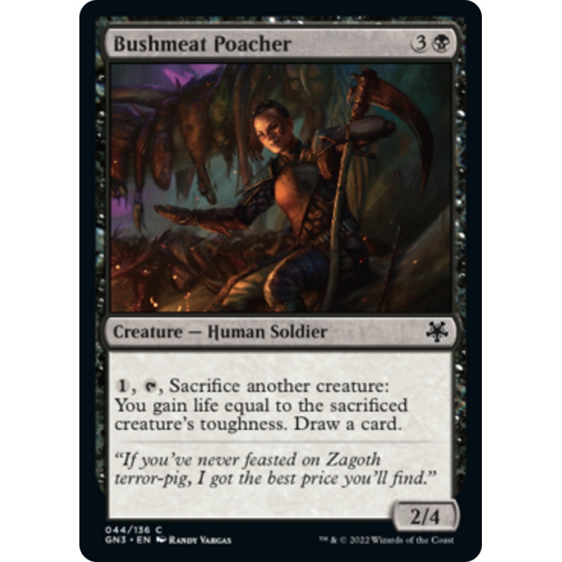 Bushmeat Poacher [Game Night: Free-for-All]