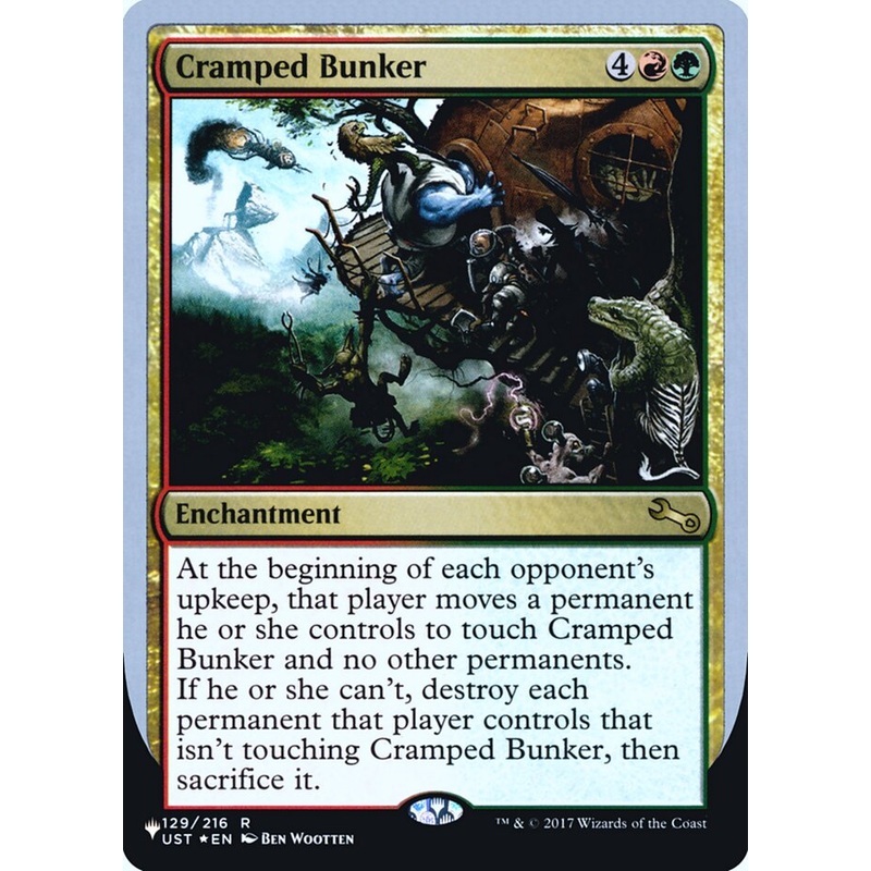 Cramped Bunker (Unfinity Foil Edition) [The List]