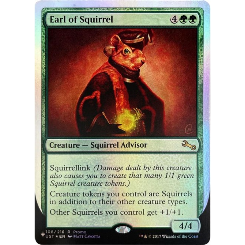 Earl of Squirrel (Unfinity Foil Edition) [The List]