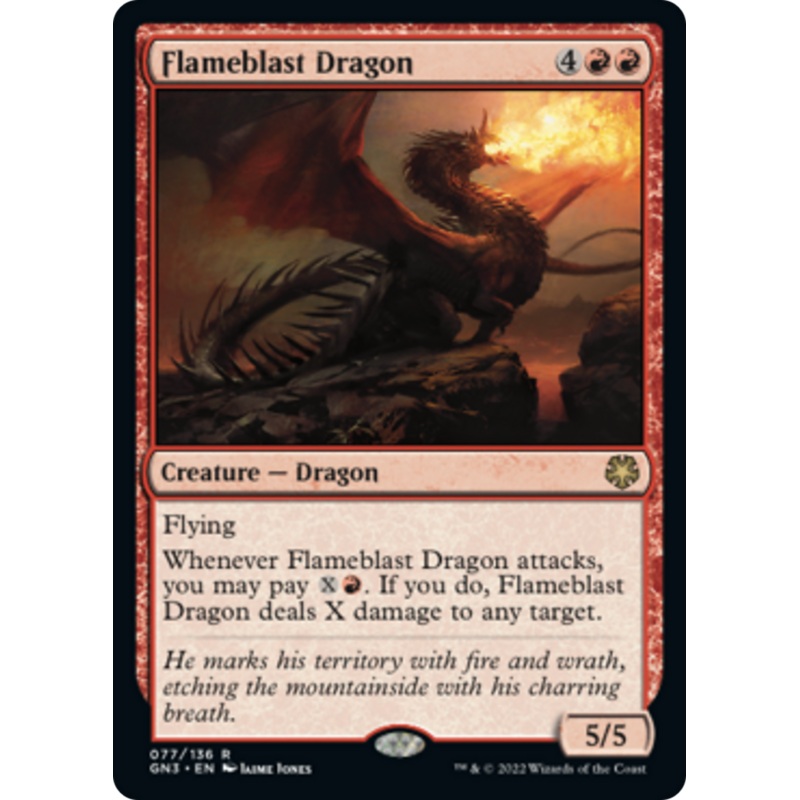 Flameblast Dragon [Game Night: Free-for-All]