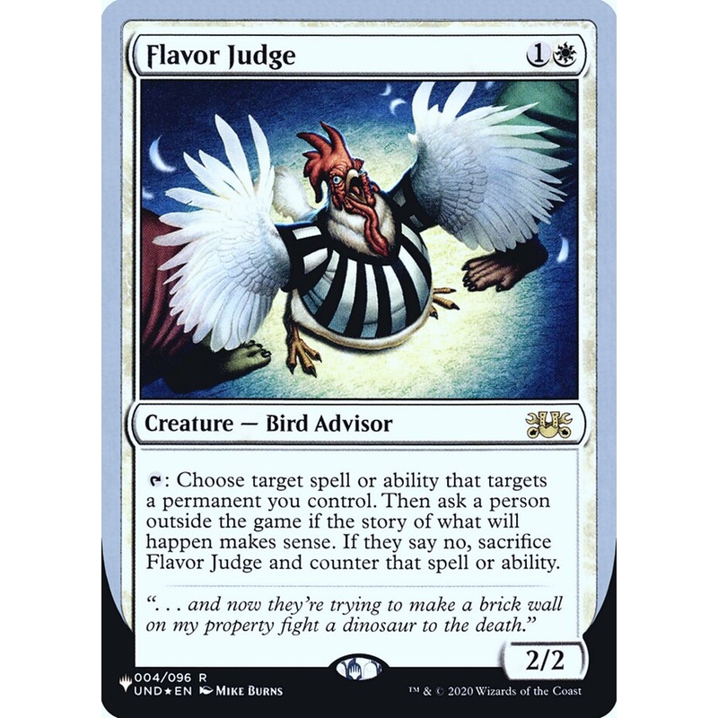 Flavor Judge (Unfinity Foil Edition) [The List]