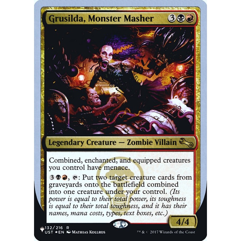 Grusilda, Monster Masher (Unfinity Foil Edition) [The List]